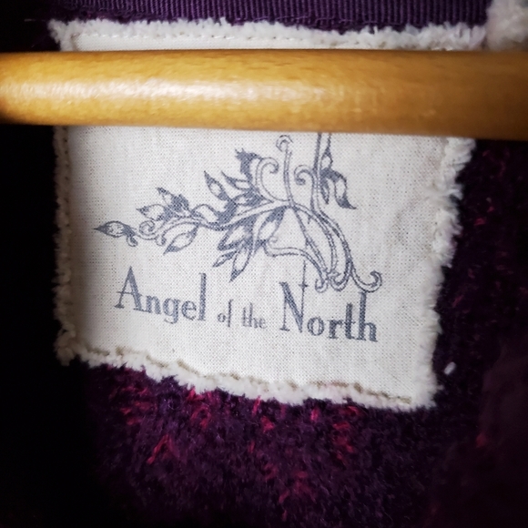 Anthropologie Wool Blend Cowl Neck Purple Sweater Size M - Picture 6 of 8